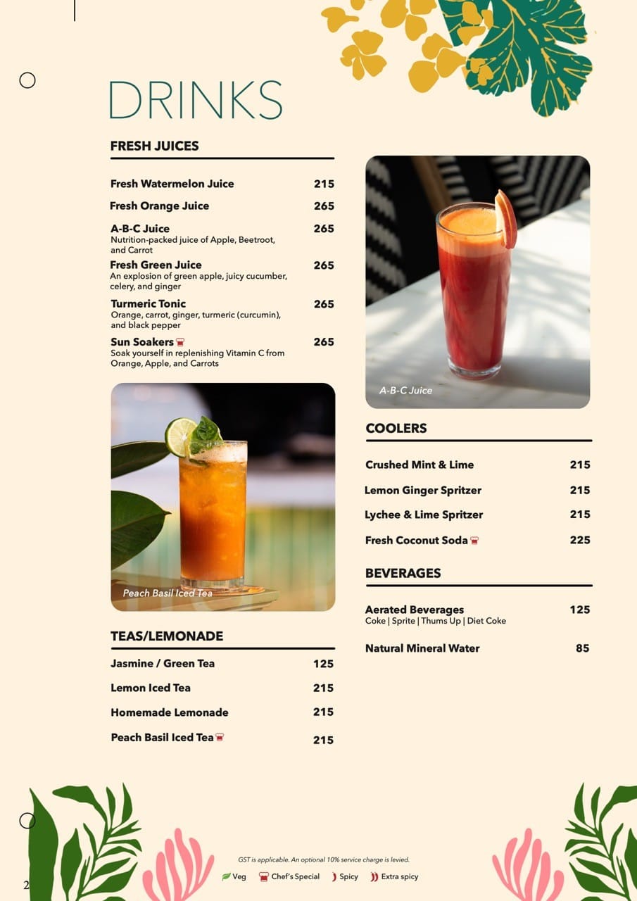 Dining Experience for Two at The Best Asian Restaurant, Central Bengaluru — Food menu