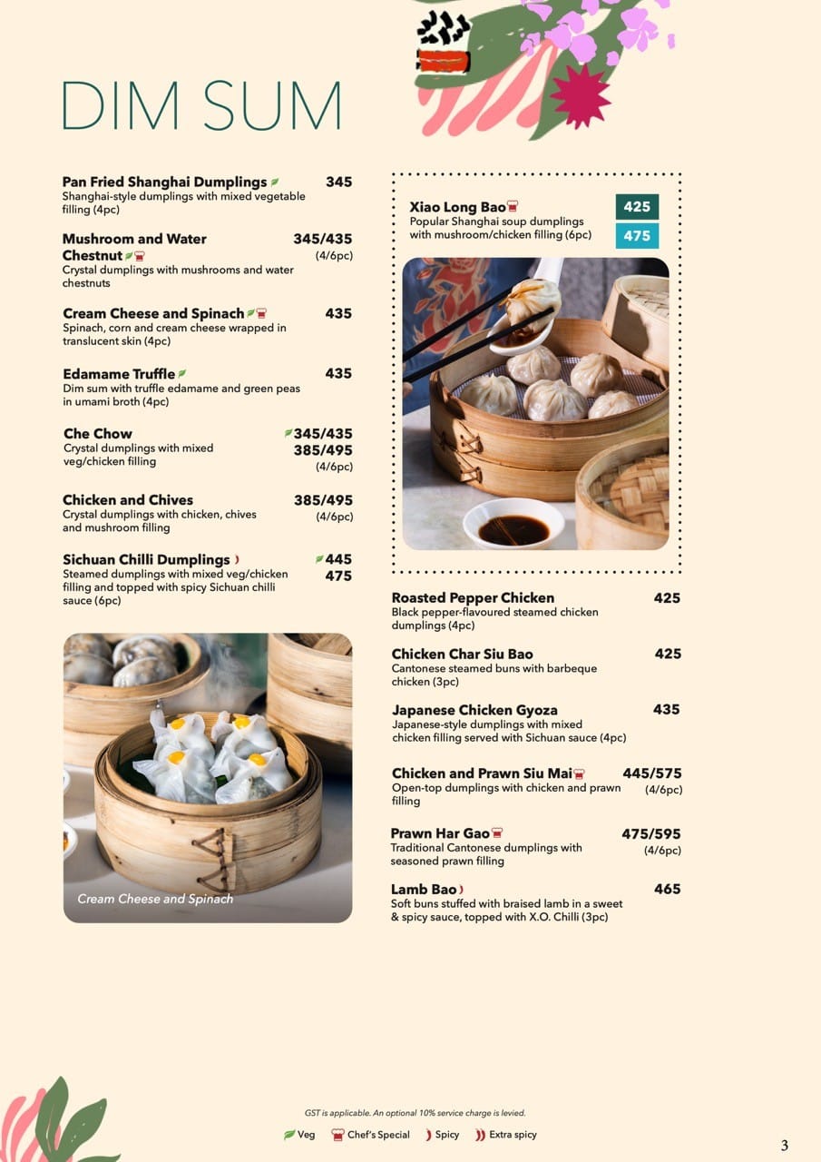 Dining Experience for Two at The Best Asian Restaurant, Central Bengaluru — Food menu
