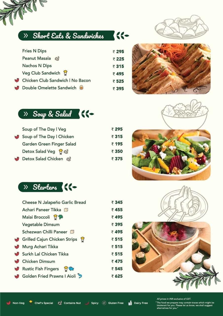 Dining Experience for Two at Global Coffee House & Eatery, Powai — Food menu