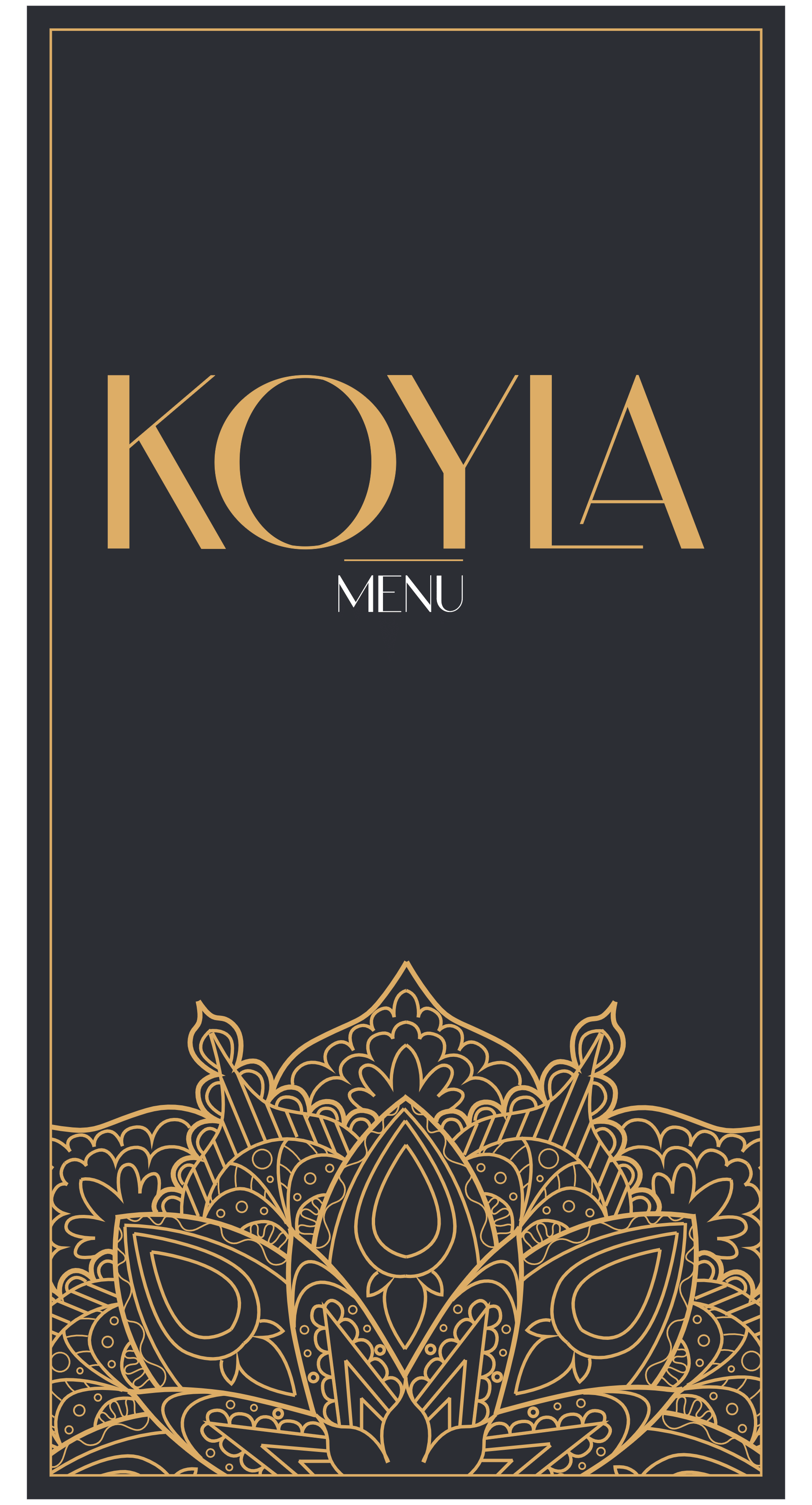 Dining Experience for Two at Koyla - Ethnic Cuisine, South Mumbai — Food menu