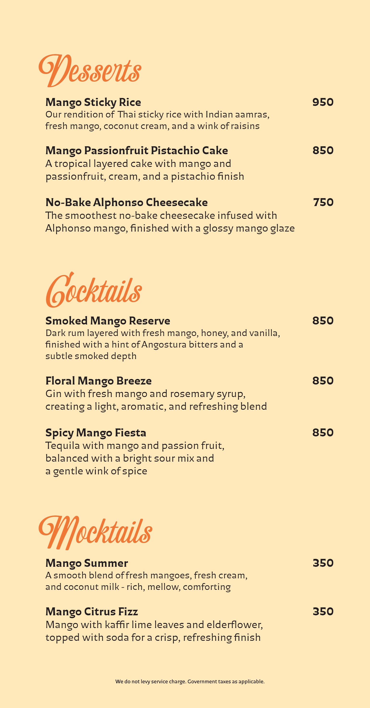 Dining Experience for Two at Mercii, Western Suburbs — Special menu