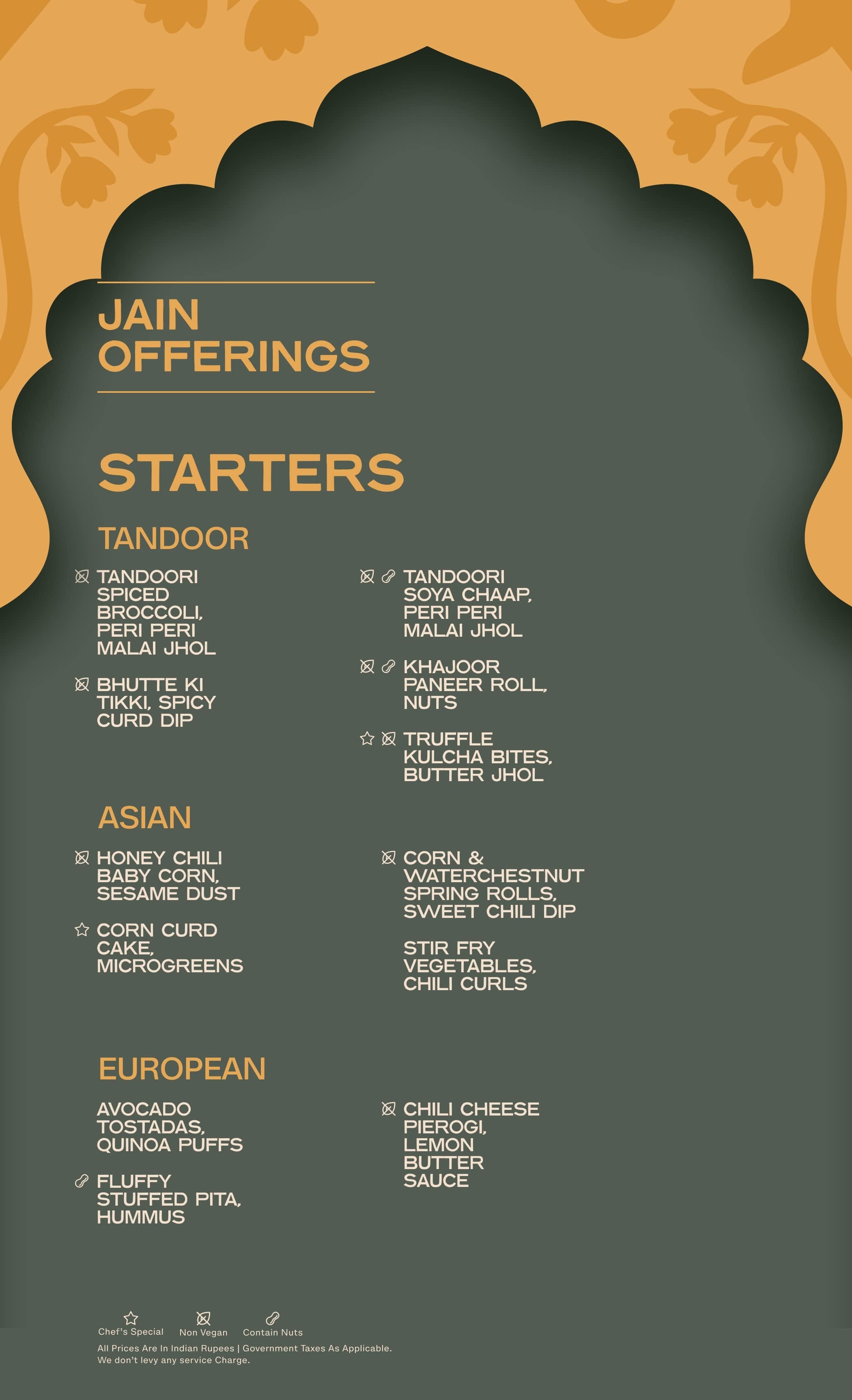 Menu of Kalpaney, JP Nagar, South Bengaluru