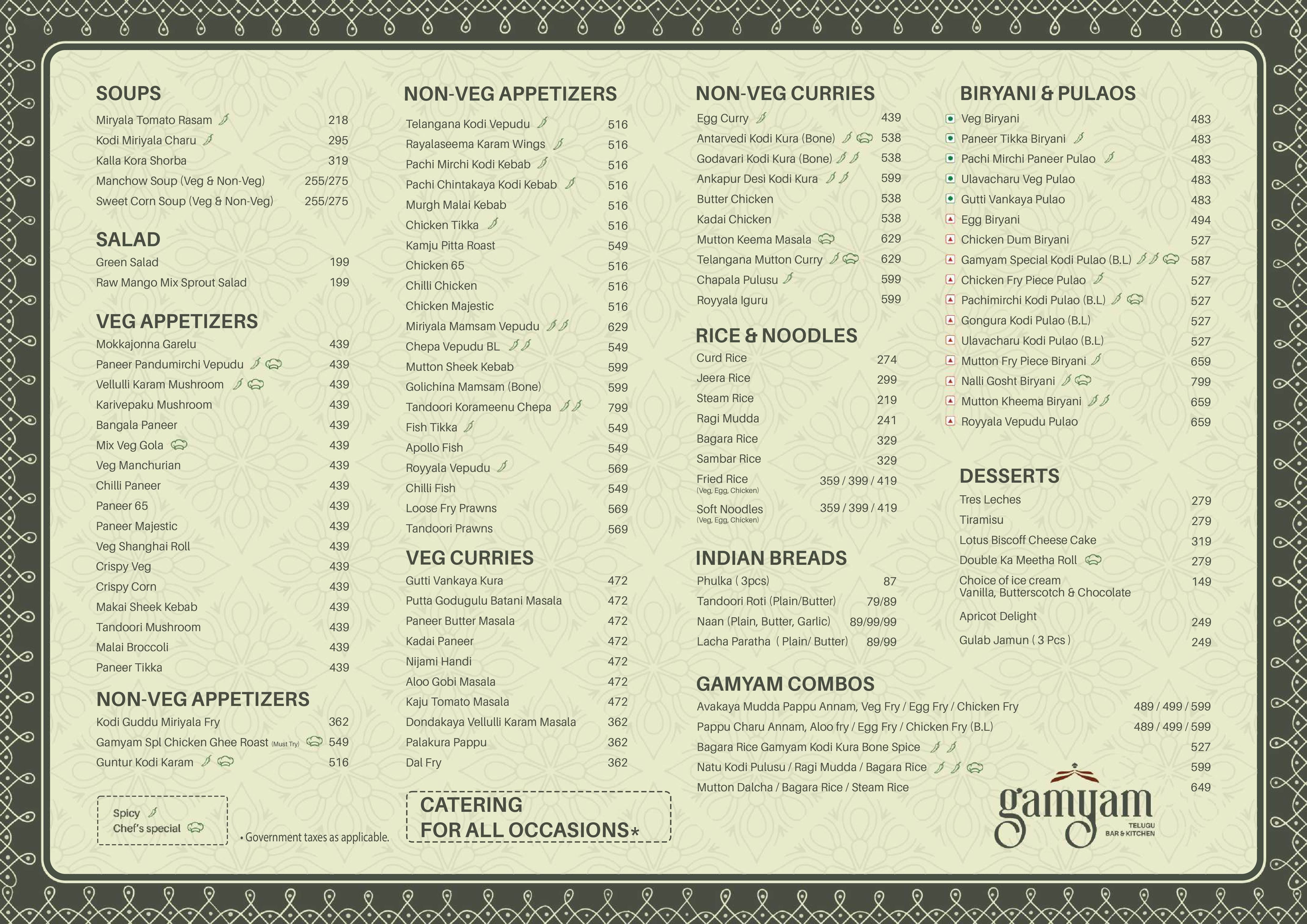 Gamyam Telugu Kitchen in Jubilee Hills, Hyderabad | Get Upto 50% Off