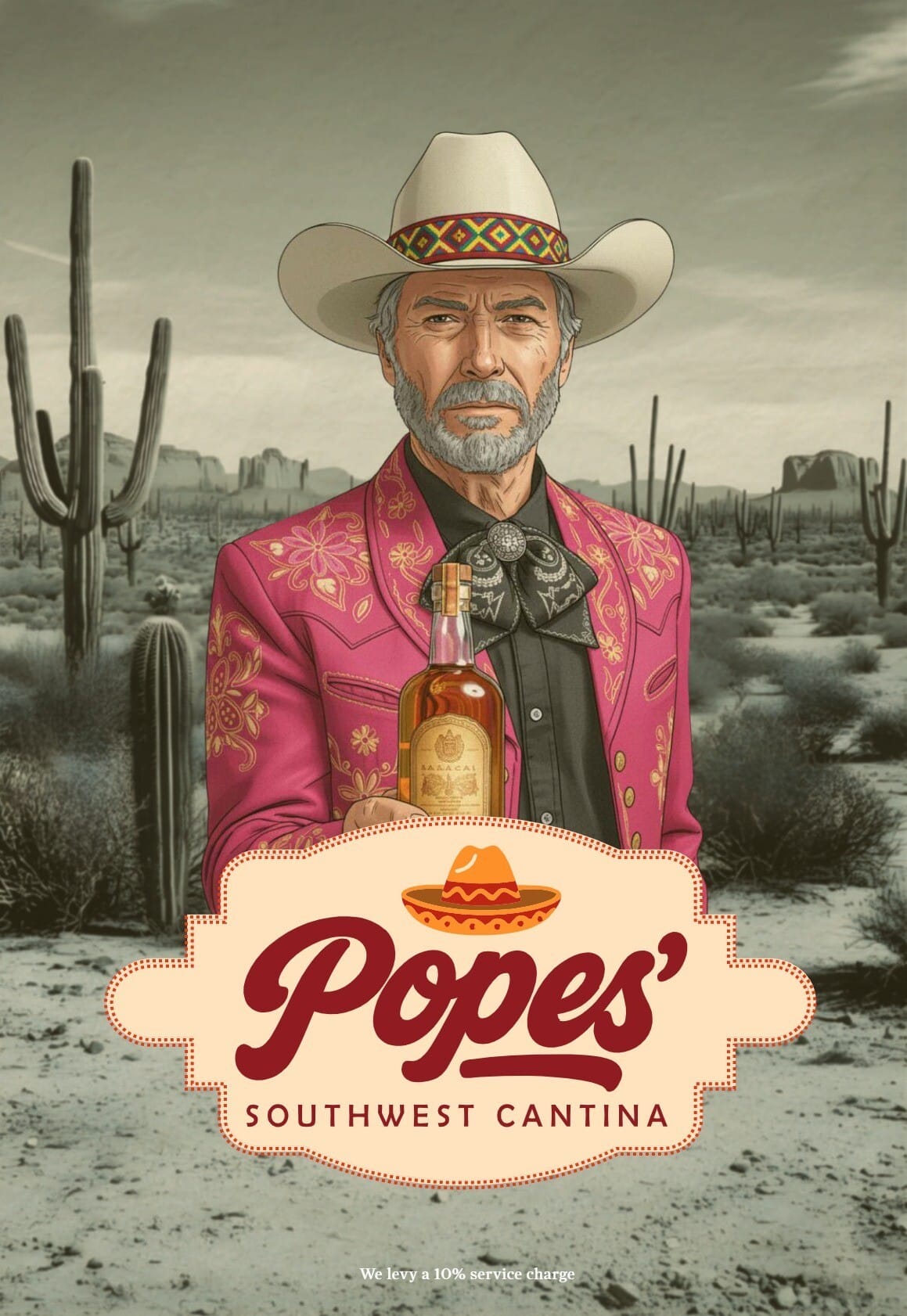 Dining Experience for Two at Popes' Southwest Cantina, Gurgaon — Beverages menu