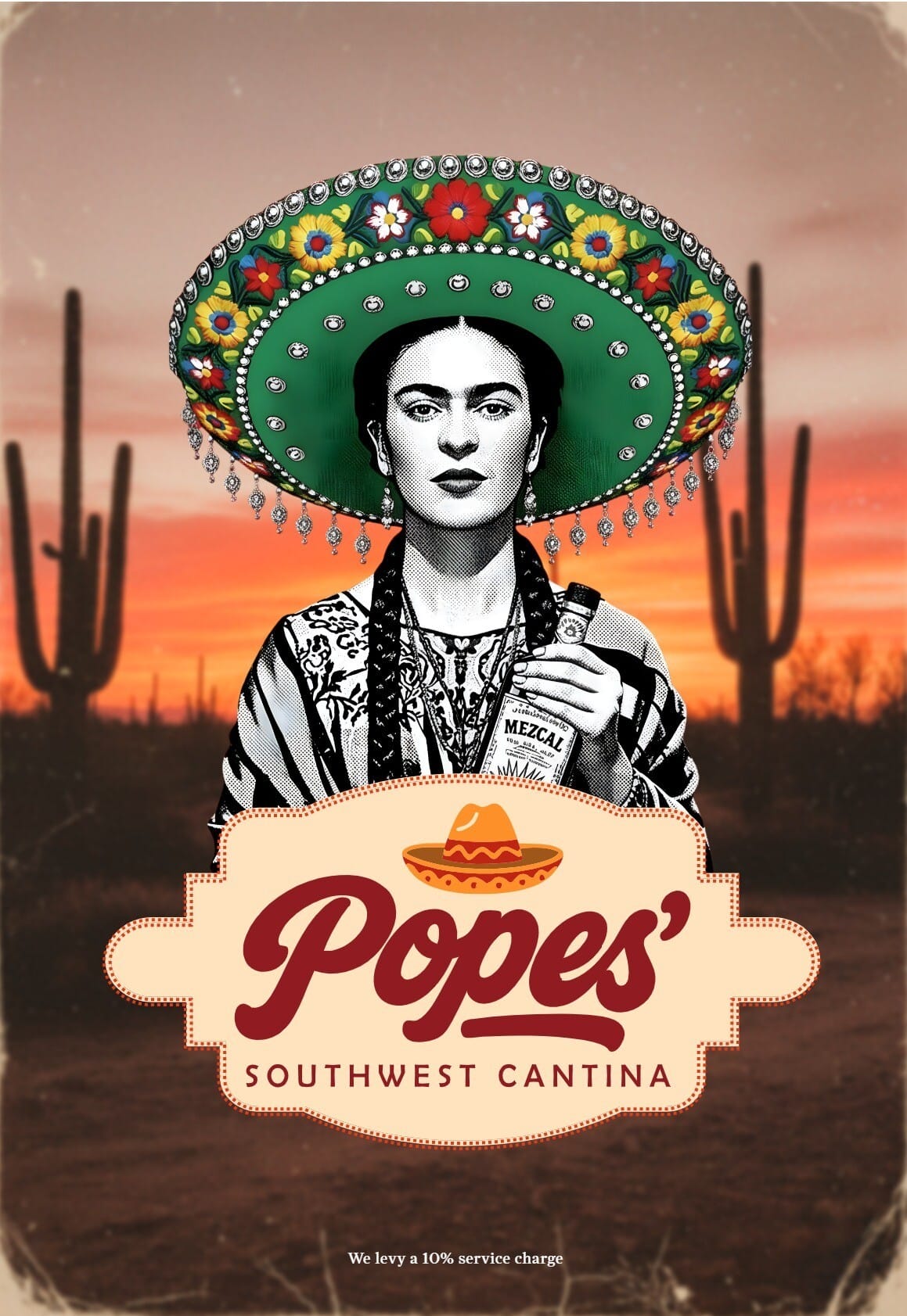 Dining Experience for Two at Popes' Southwest Cantina, Gurgaon — Beverages menu