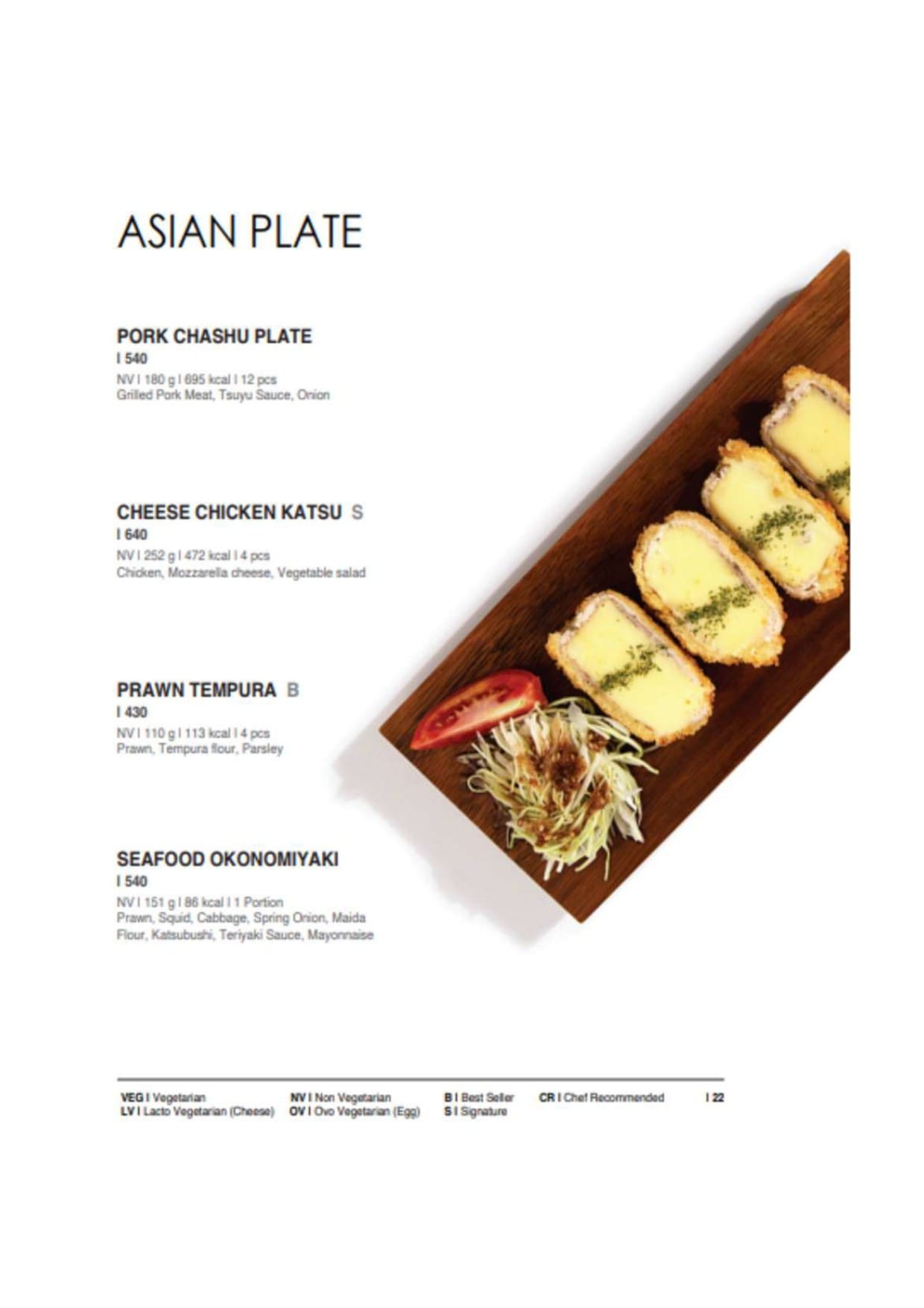 Dining Experience for Two at Daily Sushi, Central Bengaluru — Food menu