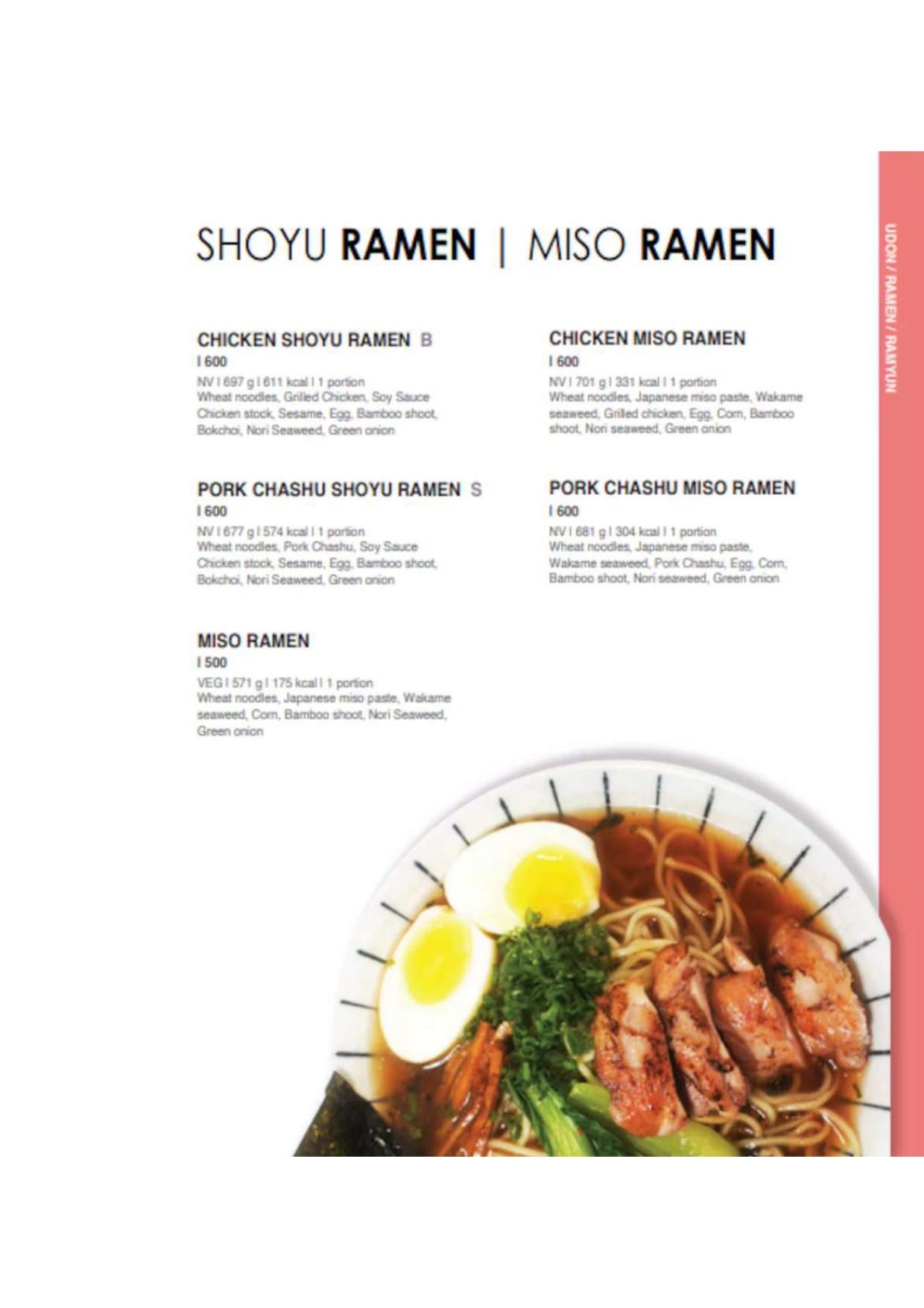 Dining Experience for Two at Daily Sushi, Central Bengaluru — Food menu