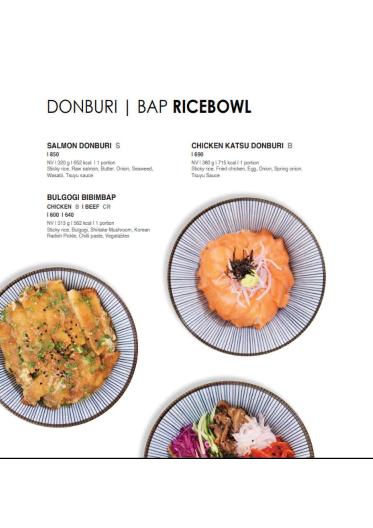 Dining Experience for Two at Daily Sushi, Central Bengaluru — Food menu