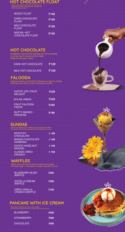 Menu of Mercelys Kefi, BTM, South Bengaluru