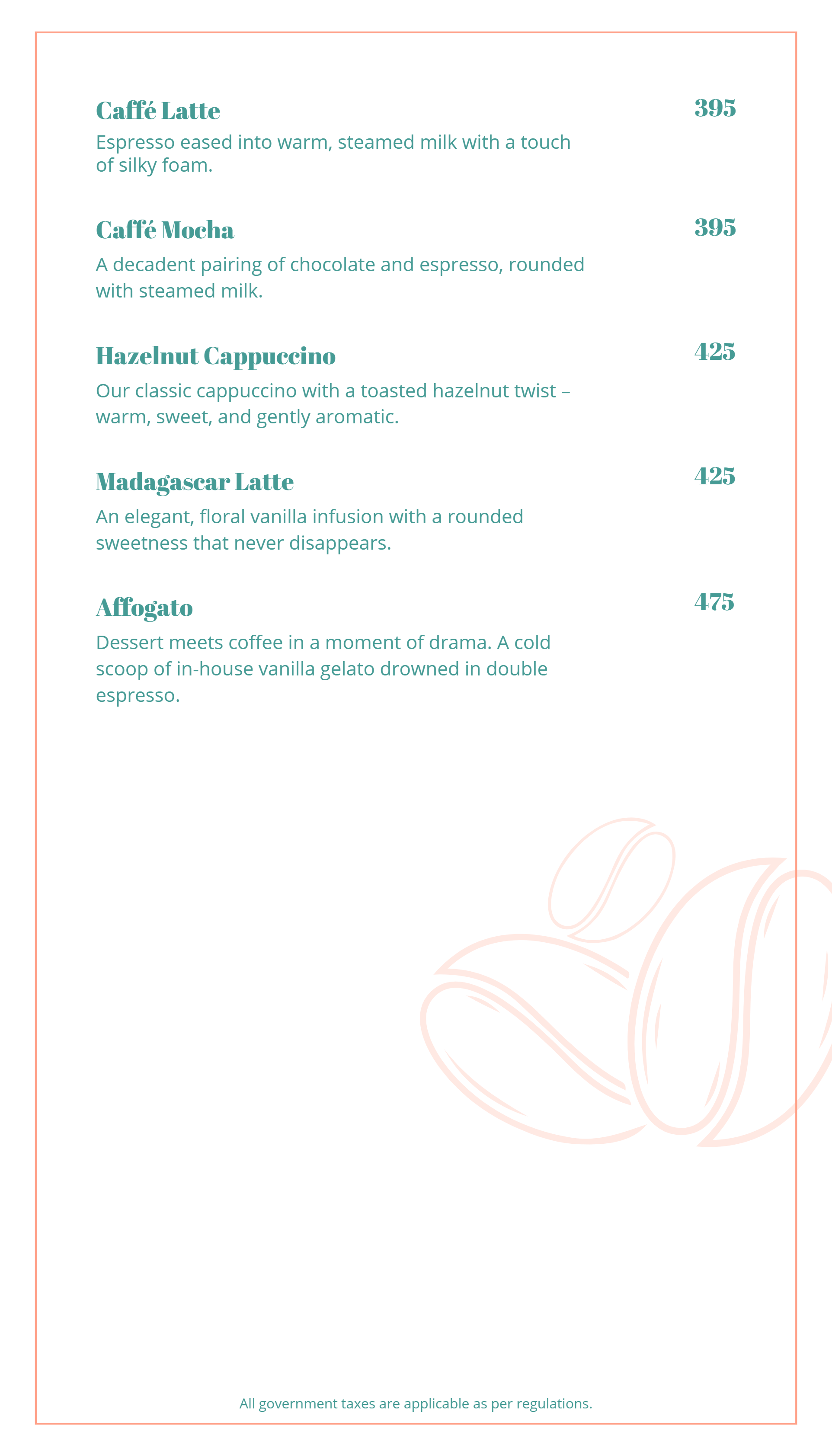 Dining Experience for Two at CinCin, Gurgaon — Special menu