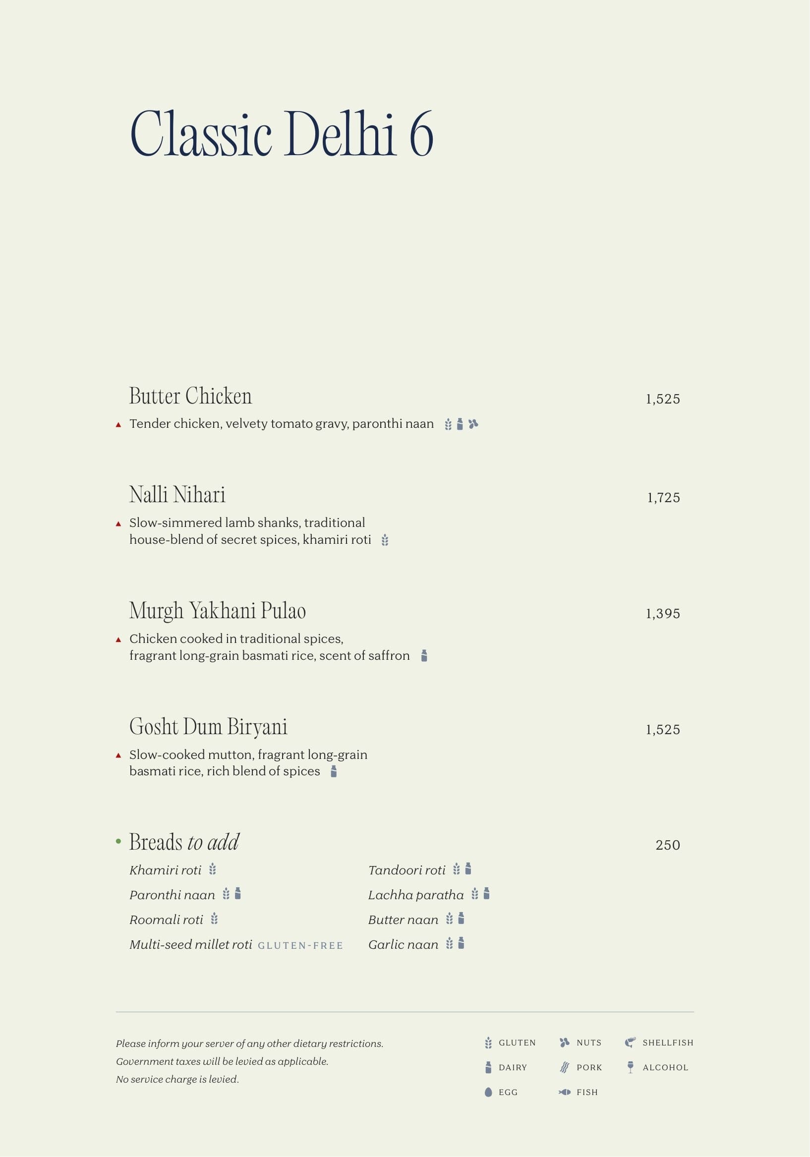 Dining Experience for Two at Gallery Cafe, Radisson Mumbai Andheri MIDC — Food menu