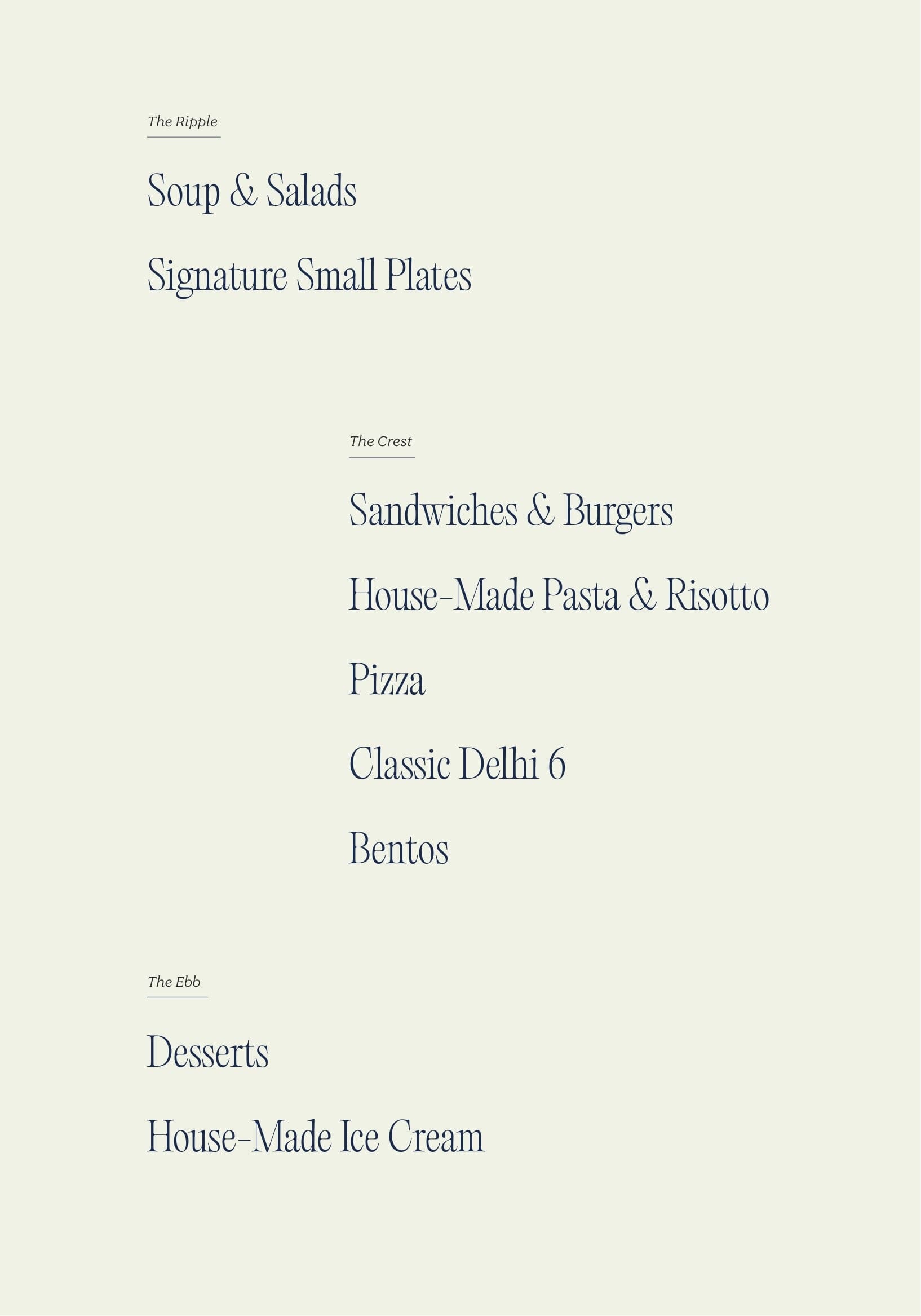 Dining Experience for Two at Gallery Cafe, Radisson Mumbai Andheri MIDC — Food menu