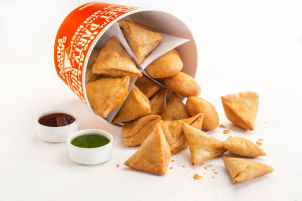 Pizza Samosa Bucket @ Samosa Party, Multiple Outlets