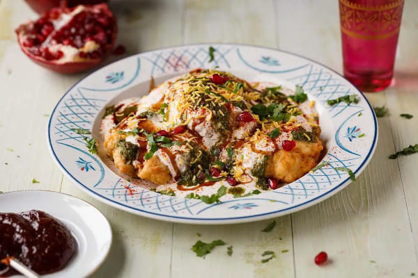 Dilli 6 Ki Samosa Chaat @ Street Foods By Punjab Grill, MGF Metropolitan Mall, MG Road