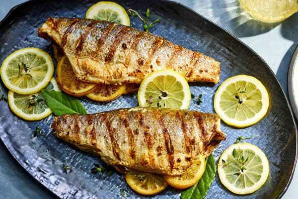 Grilled Fish with lemon herb sauce, Tummy Tales, Besant Nagar