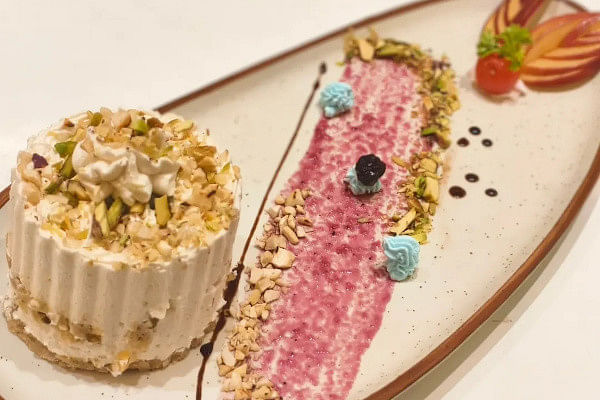 Kaju Katli Mousse, The Green Plate Society, Bangalore