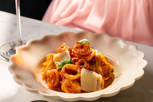 Seafood Fettuccine, Amelia, Bandra Kurla Complex