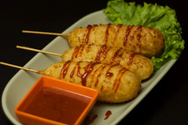 Corn Dog, Shokudo, Japanese and Pan Asian Restaurant, Jayanagar, South Bengaluru