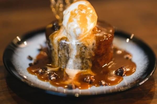 sticky coffee pudding, Tree Trumm Trunk, BKC