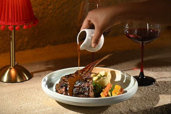 Signature Lamb Rack, Gladia Brewery and Kitchen