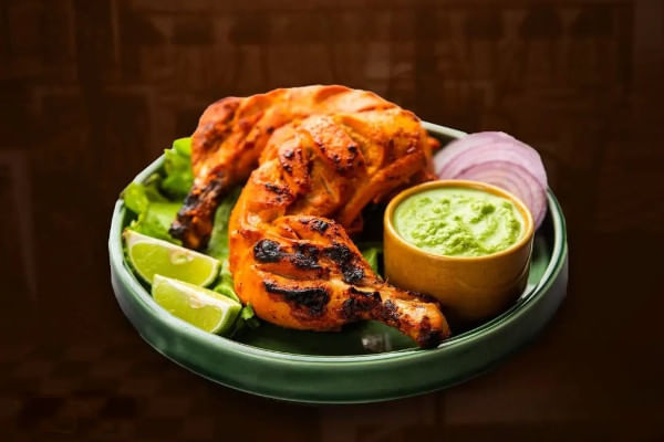 chicken tandoori, Firefly family lounge and bar.