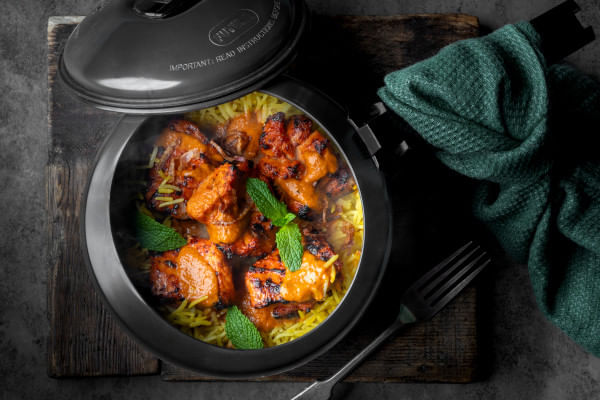 Pressure Cooker Butter Chicken Pulao, Asha's, Umm Hurair, Bur Dubai