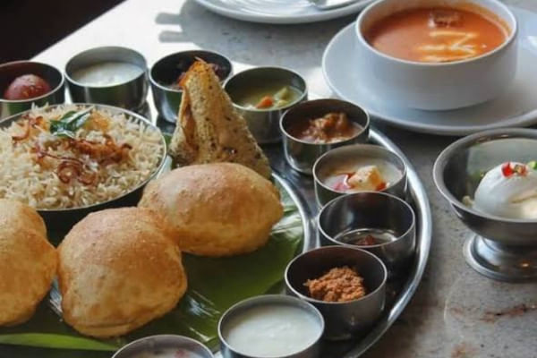 Udupi South Indian Thali, Udupi Rasoi, Manipal Inn, Udupi
