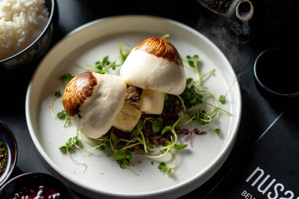 Mushroom Bao, NUSARA Kitchen & Bar, Ramee Guestline Hotel Juhu