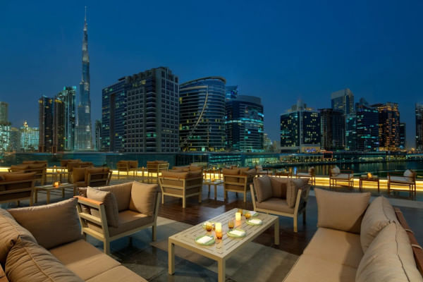 Fire Lake, Radisson Blu Hotel, Dubai Waterfront