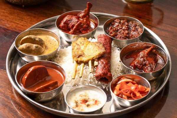 Wazwan Thali @ Matamaal, Sikandarpur, Gurgaon