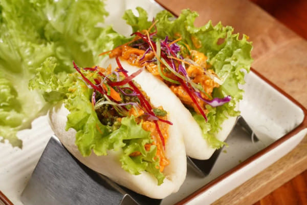 Truffle Mushroom Bao @ Korean Grill by Momo I Am, Sector 5, Salt Lake