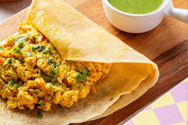 Paneer Bhurji Crepe @ Crepe & Co., Ramee Guestline Hotel, Juhu