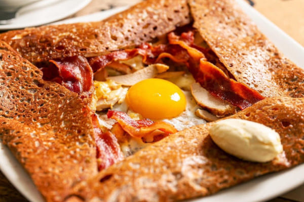 Organic Traditional Buckwheat Crepe @ Suzette Creperie & Cafe, Nariman Point, South Mumbai