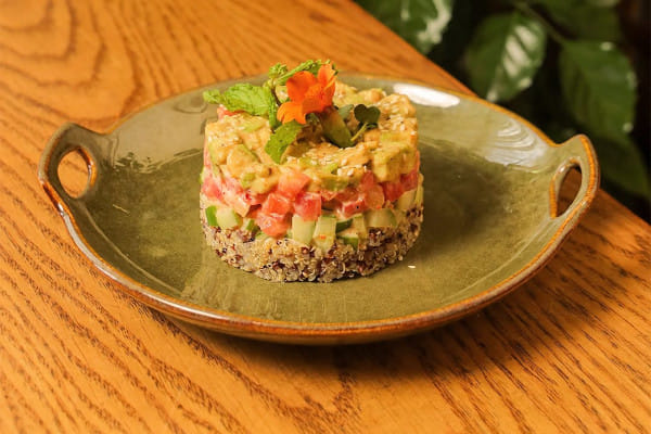 Sesame Quinoa Avocado Bowl At Green Mantis, Khan Market