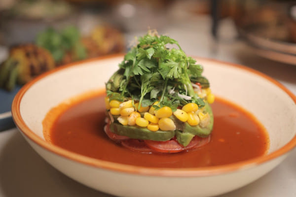 American Corn and Avocado Salad, Banjara Goldfinch Hotel, Mumbai