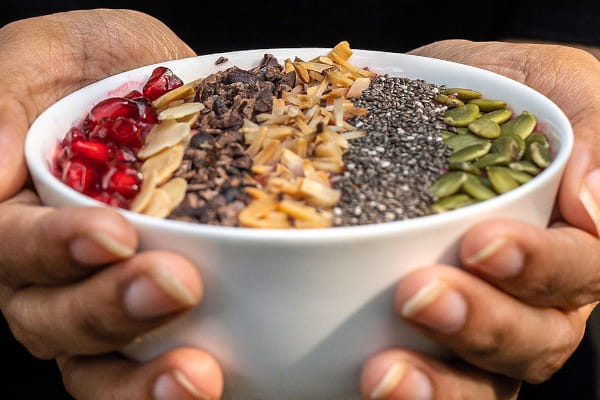 Pink Smoothie Bowl, Kitchen Garden by Suzette, Colaba, South Mumbai