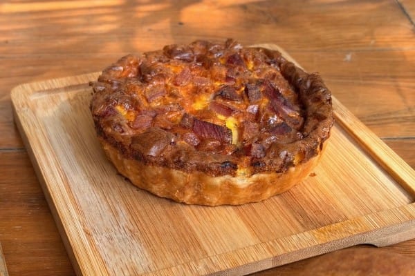 Ham and Emmental Quiche, Suzette Café & Bakery, Bandra Kurla Complex (BKC), Western Suburbs