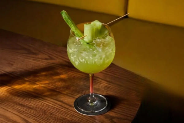 Gi-in cucumber cocktail, Masala Mehfil Baner, Pune