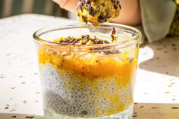 Chia Seeds Coconut Pudding, Kitchen Garden by Suzette Palladium Mall, Lower Parel