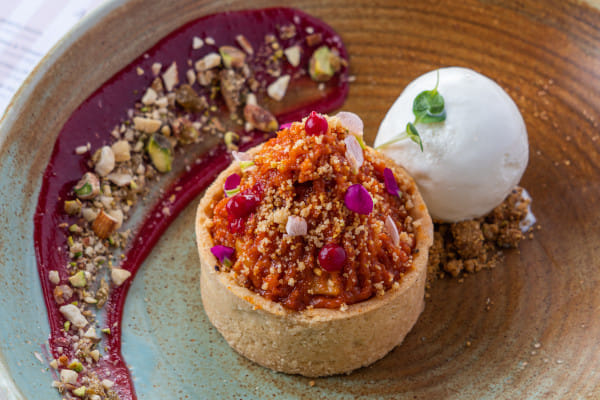 Gajar Halwa Crumble, Ishaara, Lower Parel, South Mumbai