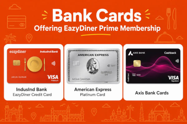 Credit cards with EazyDiner Prime