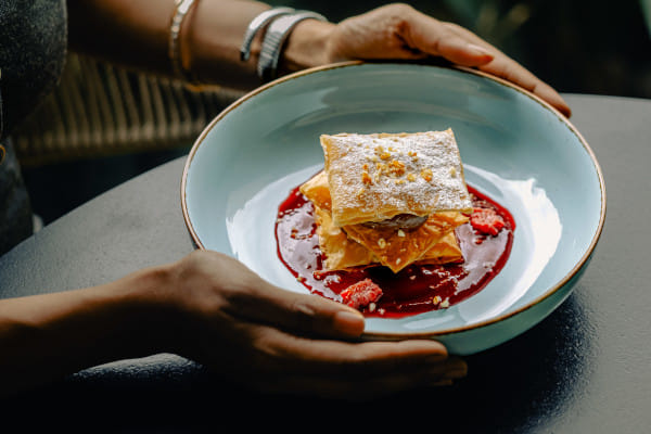 Chocolate Raspberry Mille-Feuille, Gunjur Village, Bengaluru