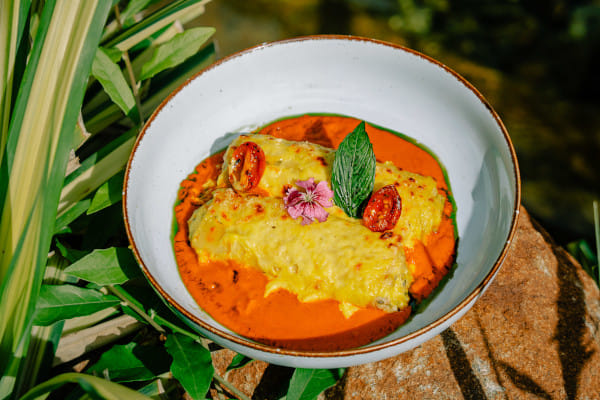 Smoked Chicken Cannelloni, Gunjur Village, Bengaluru