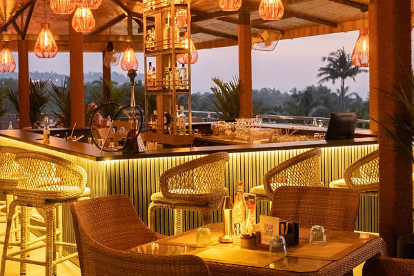 Novu Rooftop Dining, Fort Aguada Rd, Candolim, North Goa 