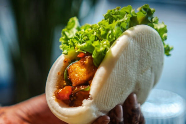 Chilli Paneer Bao, Indus Flavour (Proudly Vegetarian)