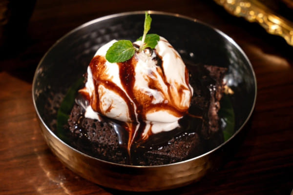 Chocolate Brownie with Ice Cream, Dakshin Legacy, Bandra East, Western Suburbs