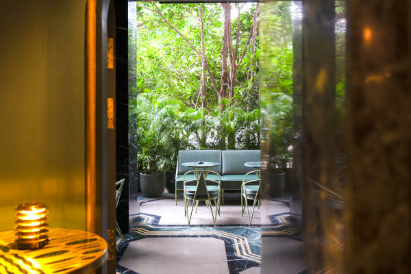 The Back Room, The Toy Hotel, Chandigarh, garden area